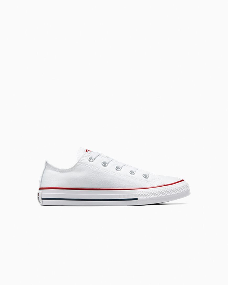 Boys\' Converse Chuck Taylor All Star Classic Low Top Shoes White | AU 183E6X